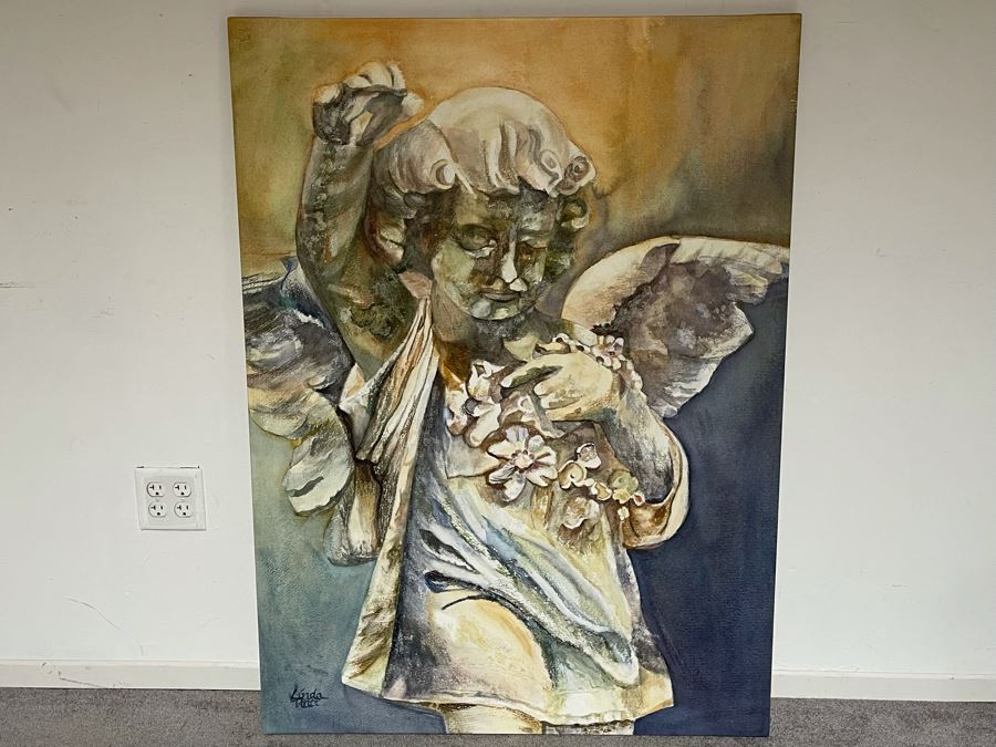 Linda Anti Limited Edition Giclee Print On Canvas 1 Of 3 Signed On Certificate 4' X 3' [Photo 3]