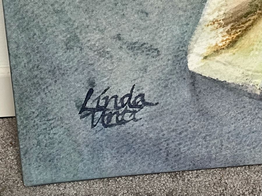 Linda Anti Limited Edition Giclee Print On Canvas 1 Of 3 Signed On Certificate 4' X 3' [Photo 7]