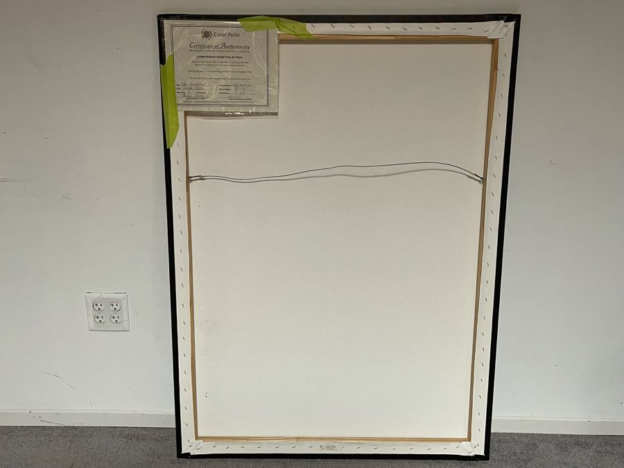 Linda Anti Limited Edition Giclee Print On Canvas 1 Of 3 Signed On Certificate 4' X 3' [Photo 8]