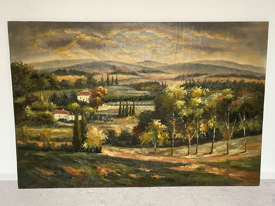 Large Uttermost Landscape Print On Board 5'W X 40H [Photo 2]