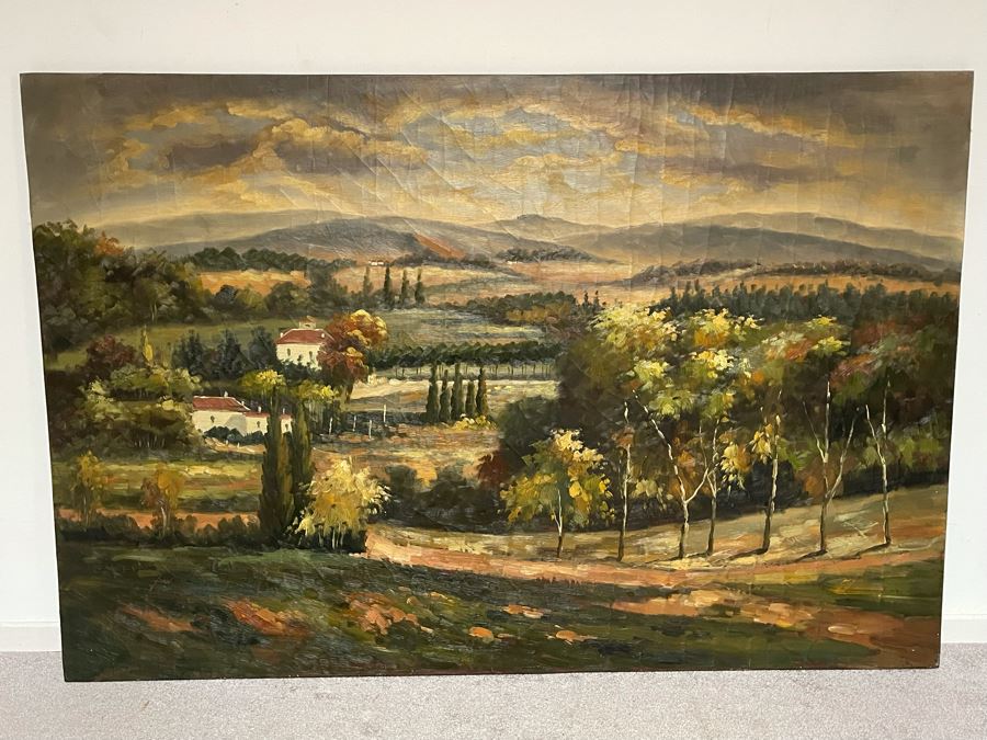 Large Uttermost Landscape Print On Board 5'W X 40H [Photo 3]