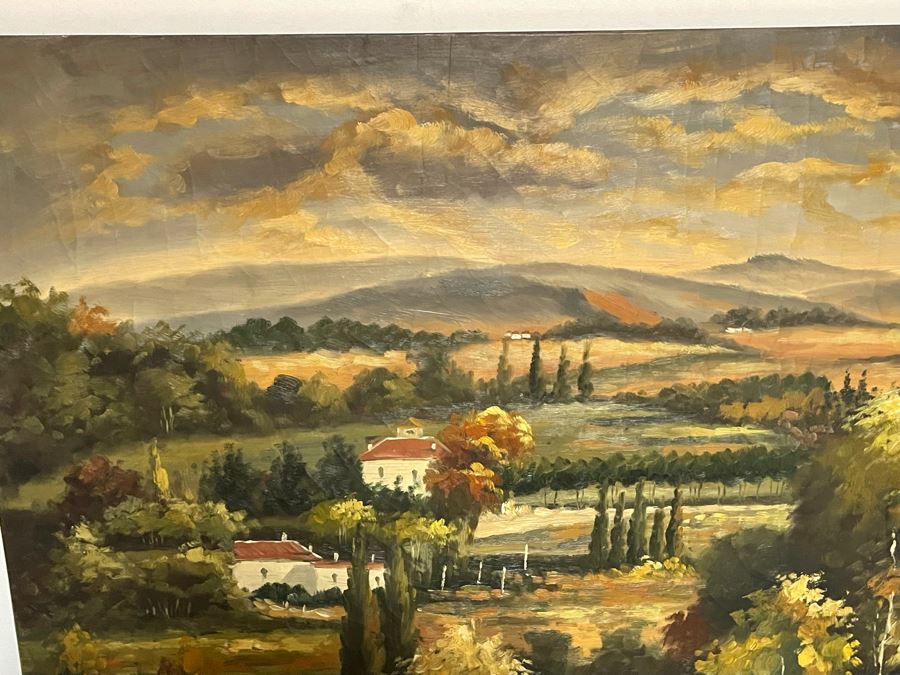 Large Uttermost Landscape Print On Board 5'W X 40H [Photo 4]