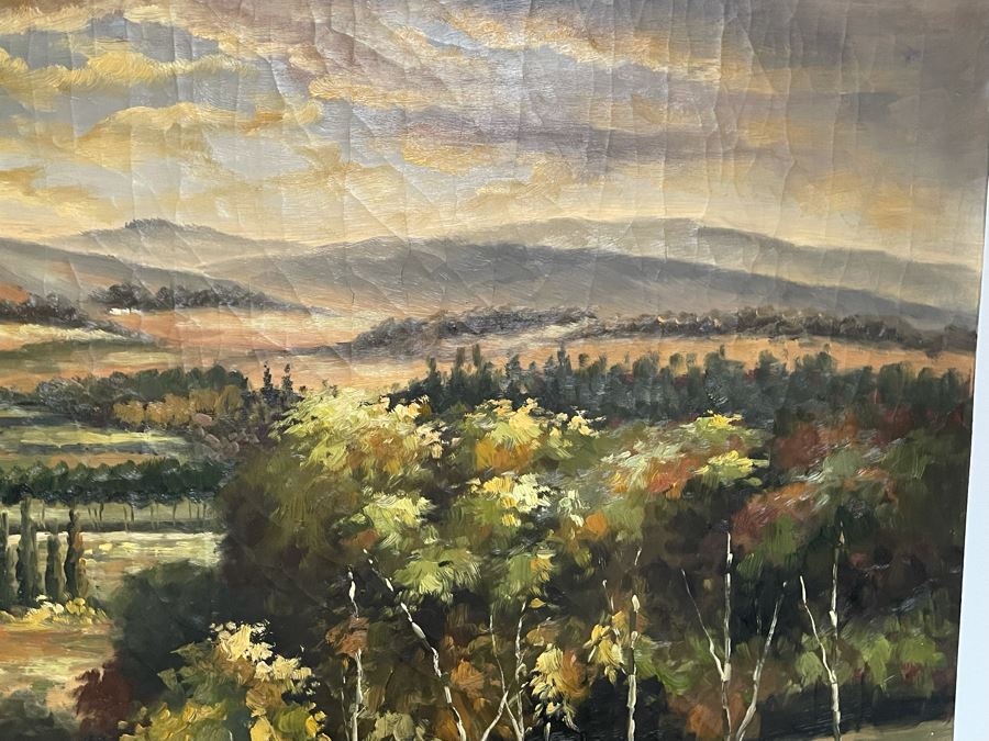 Large Uttermost Landscape Print On Board 5'W X 40H [Photo 8]