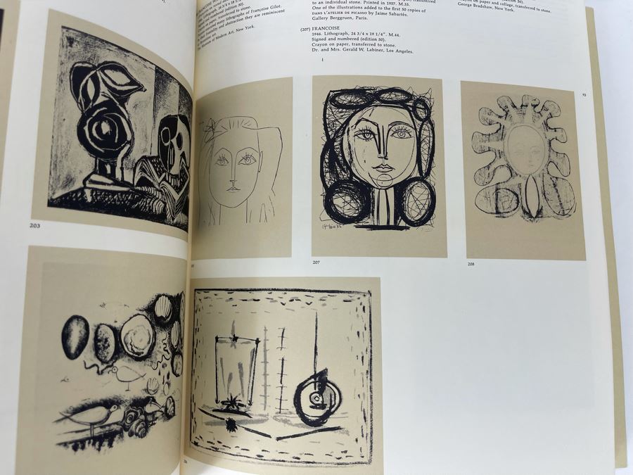1966 Softcover Book Of 60 Years Of Graphic Works Of Pablo Picasso From The Los Angeles County Museum Of Art [Photo 8]