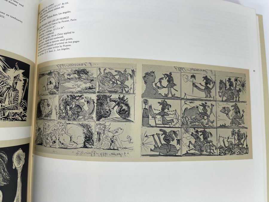 1966 Softcover Book Of 60 Years Of Graphic Works Of Pablo Picasso From The Los Angeles County Museum Of Art [Photo 9]