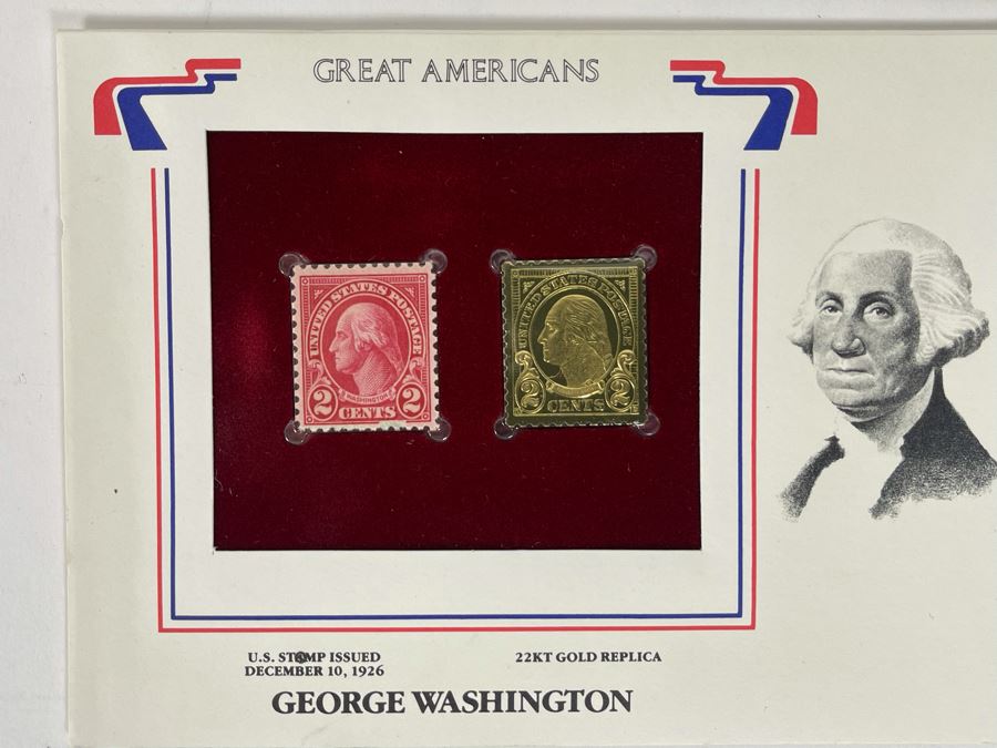 Gold Replica First Day Issue Stamps Collection [Photo 4]