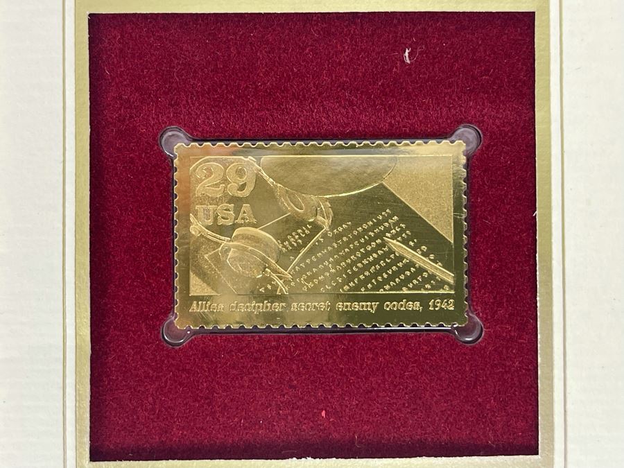 Gold Replica First Day Issue Stamps Collection [Photo 8]