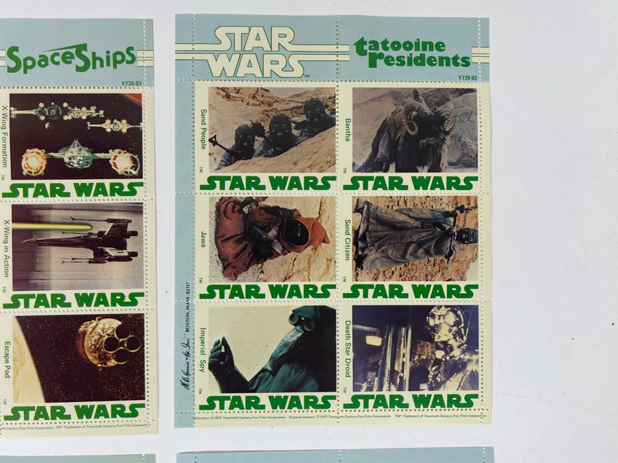 Vintage Collection Of 1977 Star Wars H. E. Harris & Co Stamps [Photo 6]