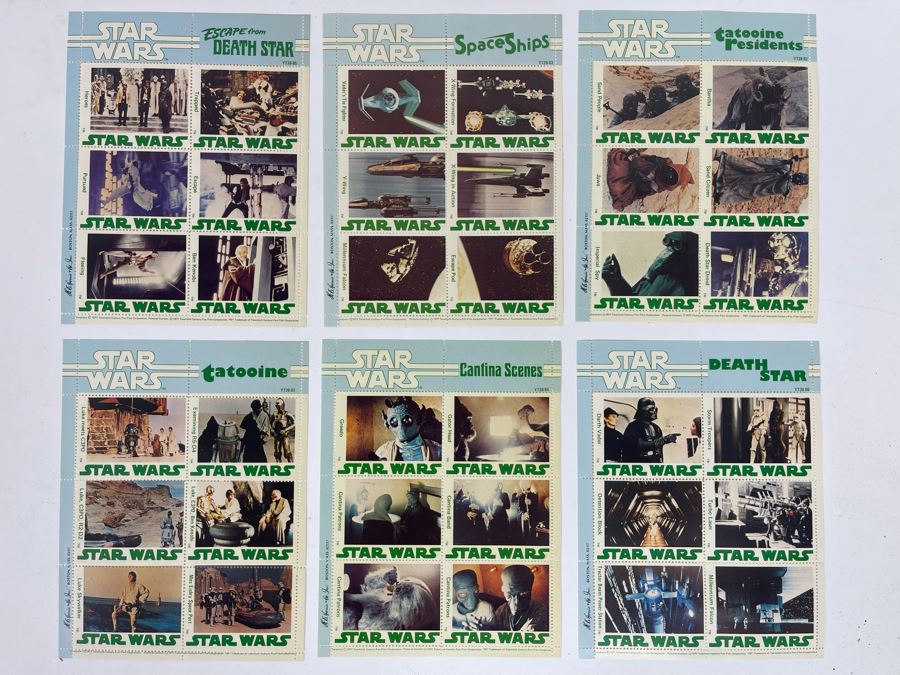 Vintage Collection Of 1977 Star Wars H. E. Harris & Co Stamps [Photo 2]