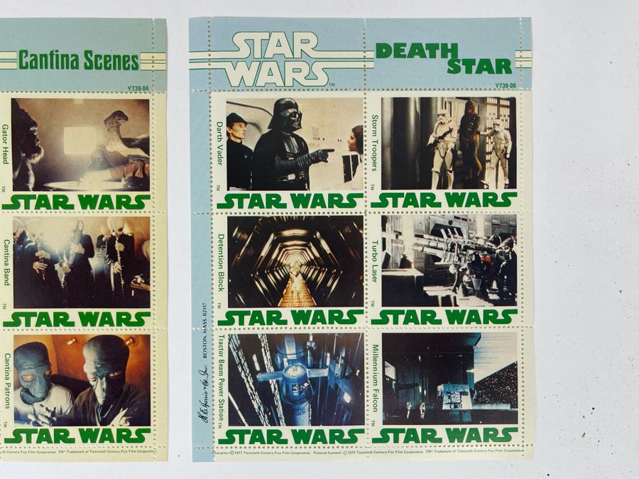 Vintage Collection Of 1977 Star Wars H. E. Harris & Co Stamps [Photo 9]