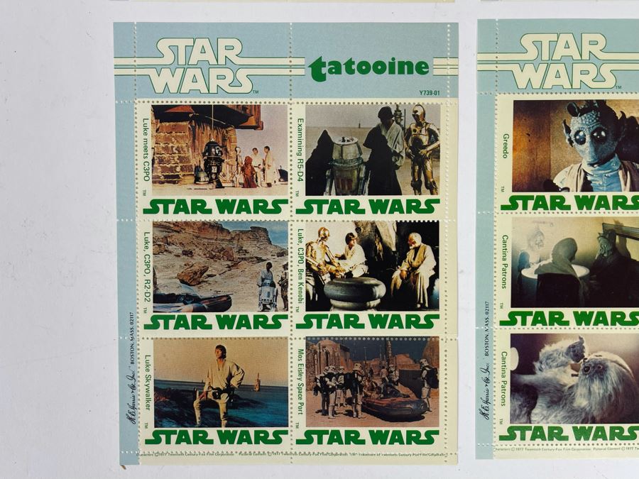 Vintage Collection Of 1977 Star Wars H. E. Harris & Co Stamps [Photo 7]