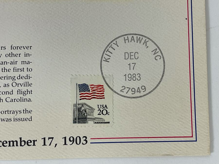 The Wright Brothers' First Flight Stamp [Photo 5]