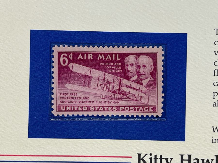 The Wright Brothers' First Flight Stamp