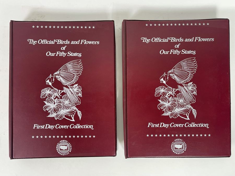 The Official Birds And Flowers Of Our Fifty States: First Day Cover Collection And State Capitals First Day Cover Collection - Total Of 100 Covers [Photo 3]