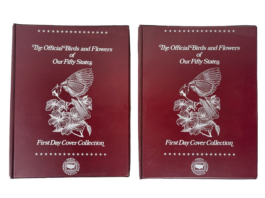 The Official Birds And Flowers Of Our Fifty States: First Day Cover Collection And State Capitals First Day Cover Collection - Total Of 100 Covers