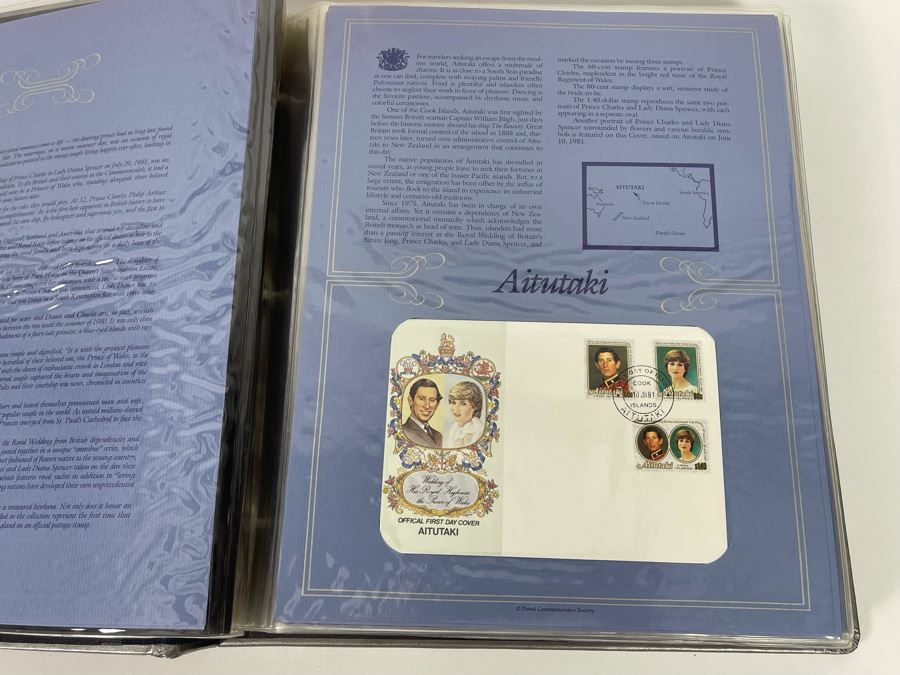 The Royal Wedding England's Prince Charles To Lady Diana Spencer First Day Cover Collection Stamps Total Of 72 Covers [Photo 5]