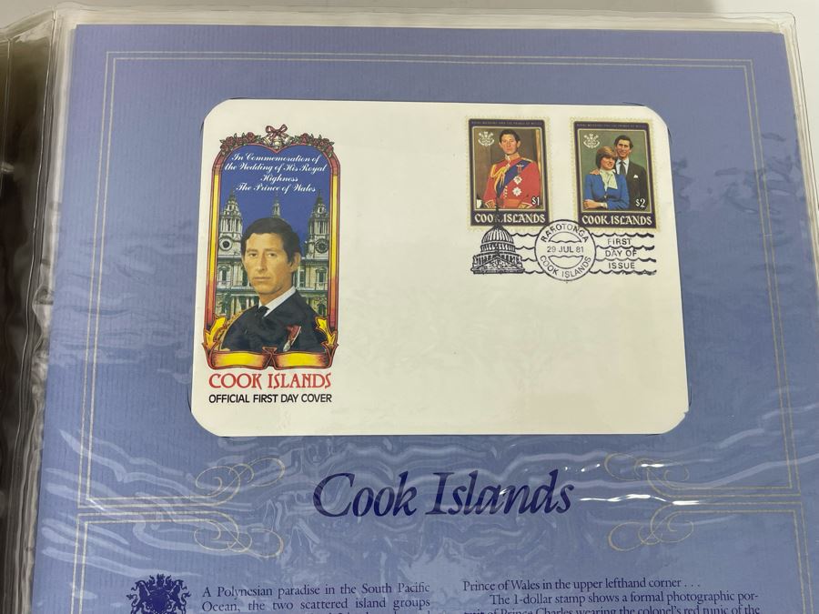 The Royal Wedding England's Prince Charles To Lady Diana Spencer First Day Cover Collection Stamps Total Of 72 Covers [Photo 8]