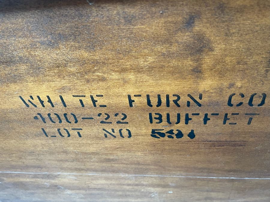 White Furniture Mahogany Breakfront Bookcase Or China Cabinet 69W X 17D X 89H [Photo 4]