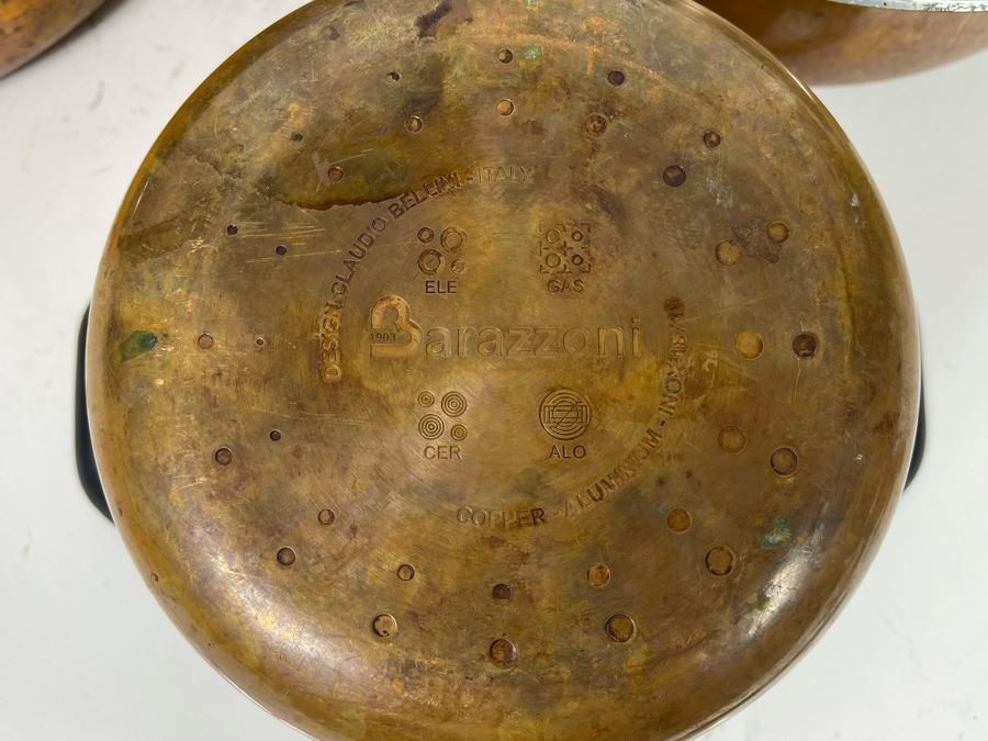 Set Of Italian Barazzoni Copper-Aluminum Pots And Pans Design By Claudio Bellini [Photo 6]