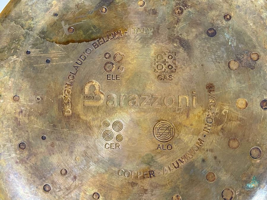 Set Of Italian Barazzoni Copper-Aluminum Pots And Pans Design By Claudio Bellini [Photo 7]