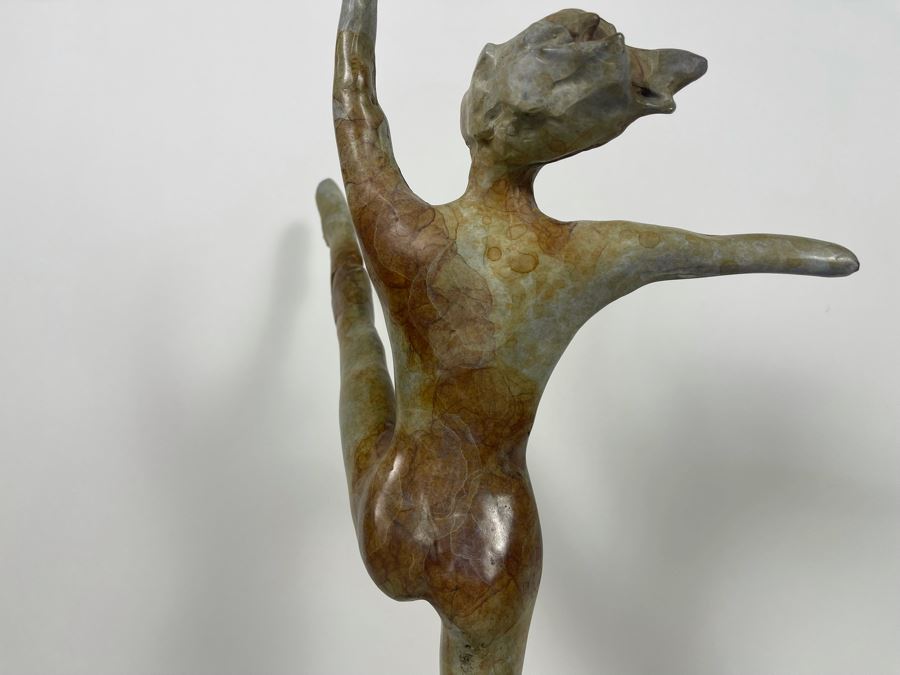 JUST ADDED - Signed Limited Editon Bronze Sculpture Of Dancer 1 Of 25 21.5'H [Photo 13]