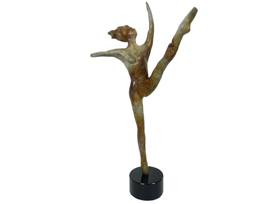 JUST ADDED - Signed Limited Editon Bronze Sculpture Of Dancer 1 Of 25 21.5'H [Photo 3]