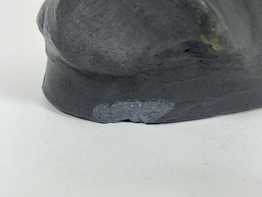 JUST ADDED - Steve Eichenberger Original Female Bust Ceramic Sculpture Signed On Base 4.5W X 6D X 9.5H [Photo 20]