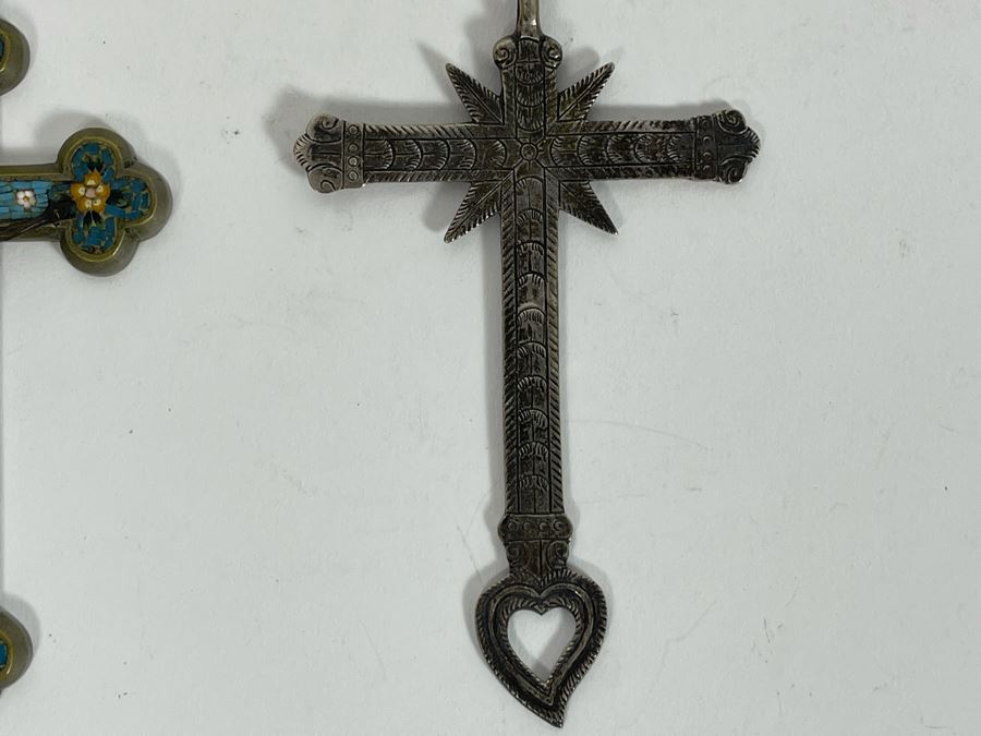 JUST ADDED - Pair Of Vintage Crosses [Photo 7]