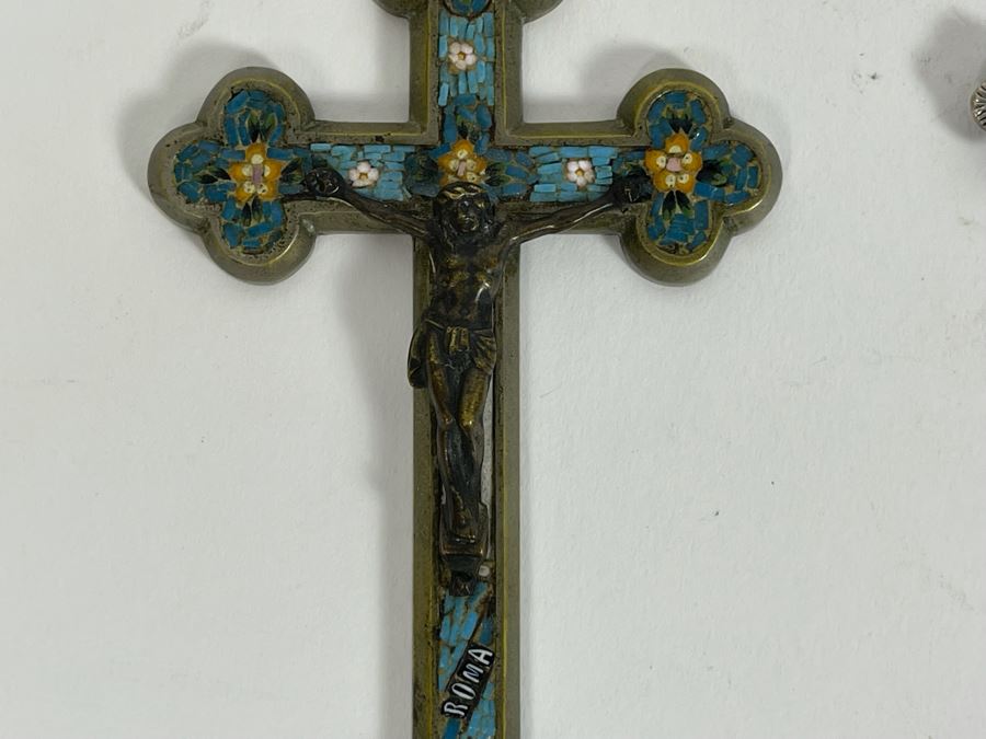 JUST ADDED - Pair Of Vintage Crosses [Photo 5]