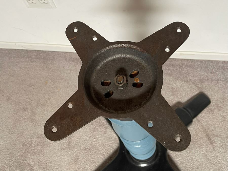 Old Cast Iron Table Base From Paul L Dodds Co Los Angeles 28H [Photo 6]