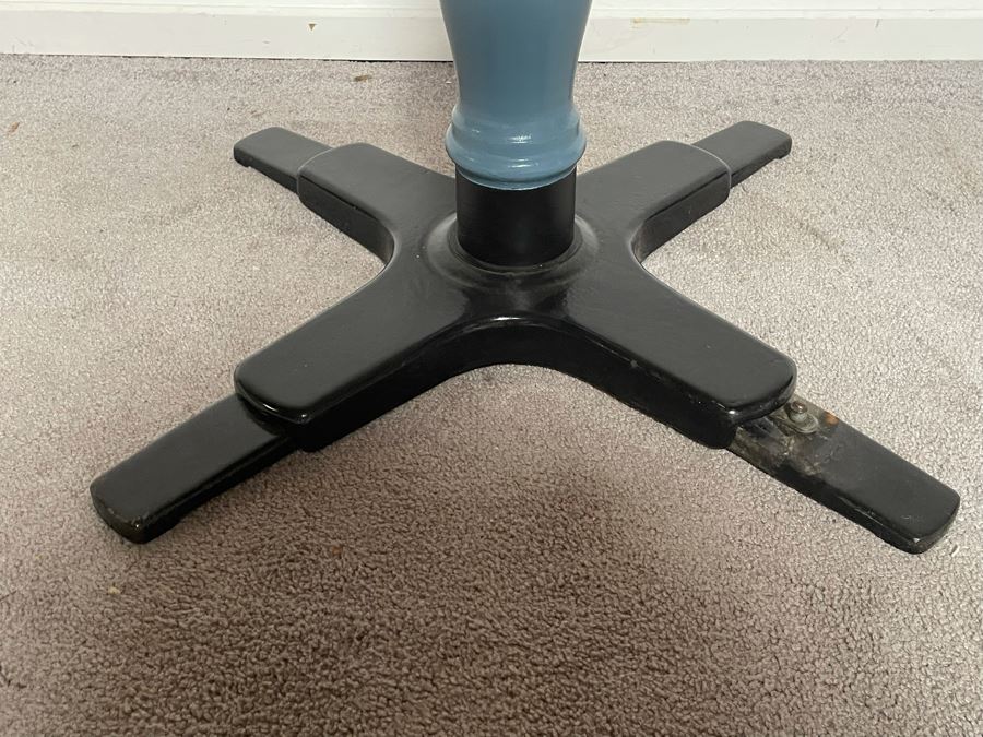 Old Cast Iron Table Base From Paul L Dodds Co Los Angeles 28H [Photo 5]