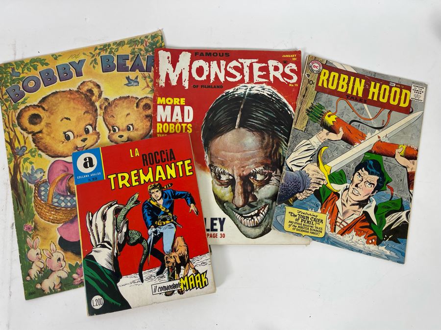 Vintage Comic Books, Monsters Magazine And Childrens Booby Bear Book [Photo 2]