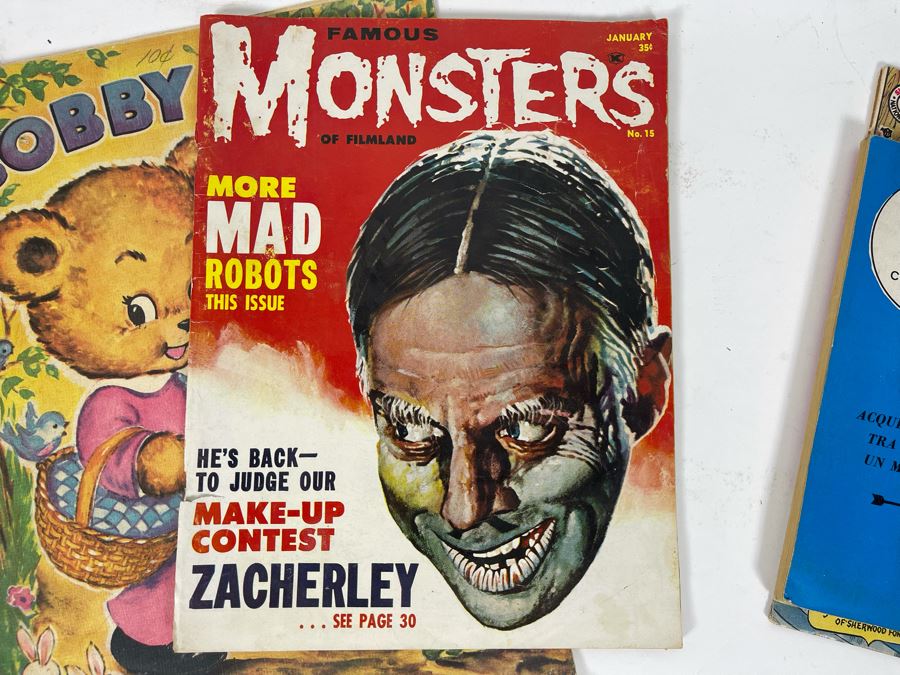 Vintage Comic Books, Monsters Magazine And Childrens Booby Bear Book [Photo 13]