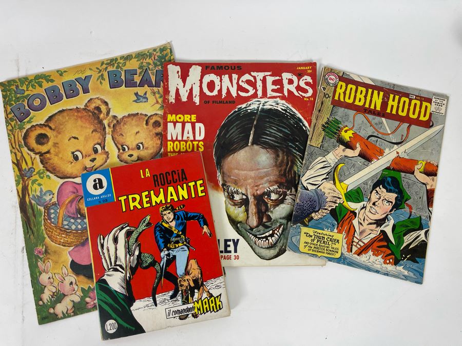 Vintage Comic Books, Monsters Magazine And Childrens Booby Bear Book [Photo 3]