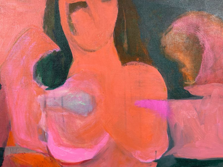 Original Abstract Jean Klafs Painting 24W X 30H [Photo 5]