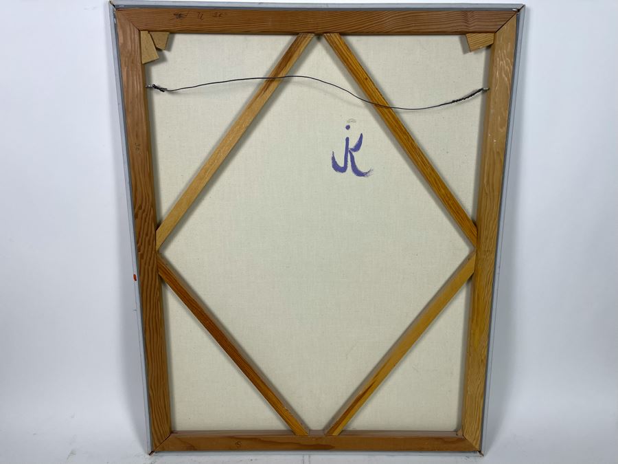 Original Abstract Jean Klafs Painting 24W X 30H [Photo 7]