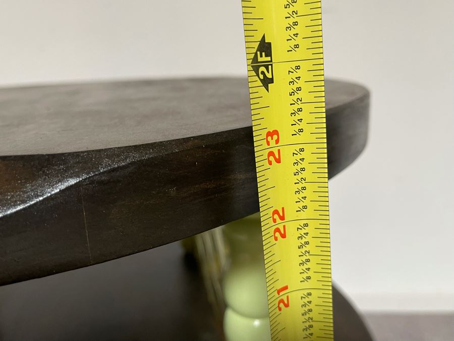 Vintage Round Two-Tier Side Table 22W X 23H [Photo 8]