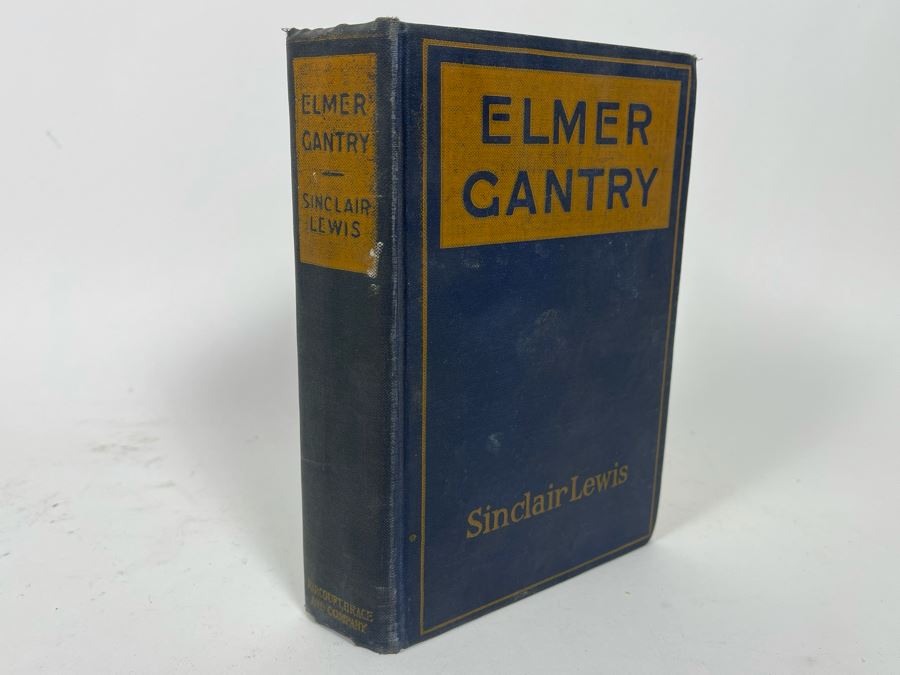 First Edition 1927 Sinclair Lewis Book Elmer Gantry [Photo 2]