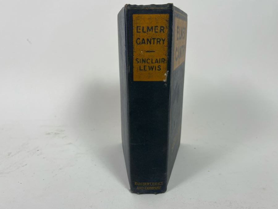 First Edition 1927 Sinclair Lewis Book Elmer Gantry [Photo 4]