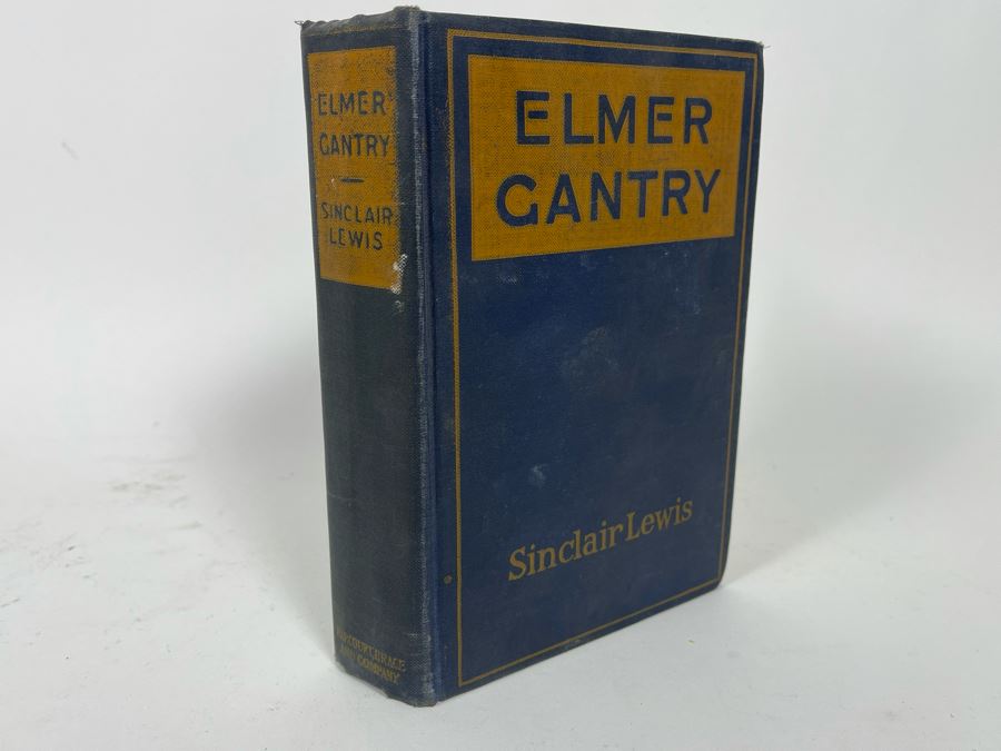 First Edition 1927 Sinclair Lewis Book Elmer Gantry [Photo 3]