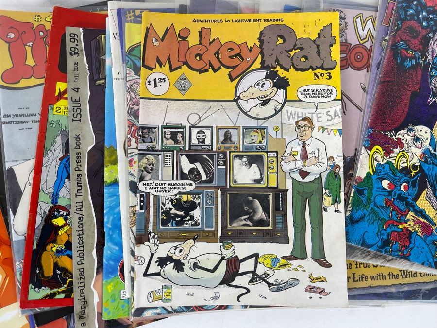 Collection Of Vintage Adult Comic Books See Photos Explicit Content