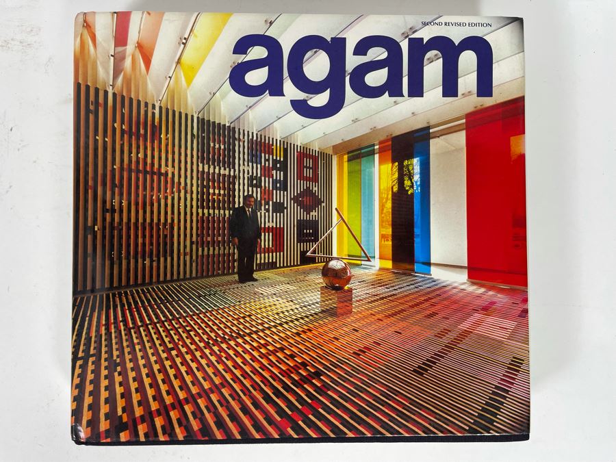 1983 Second Revised Edition Yaacov Agam Coffee Table Art Book [Photo 2]