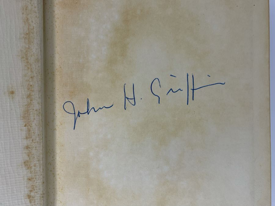 Signed Second Printing Hardcover Book By John H. Griffin The Devil Rides Outside [Photo 4]