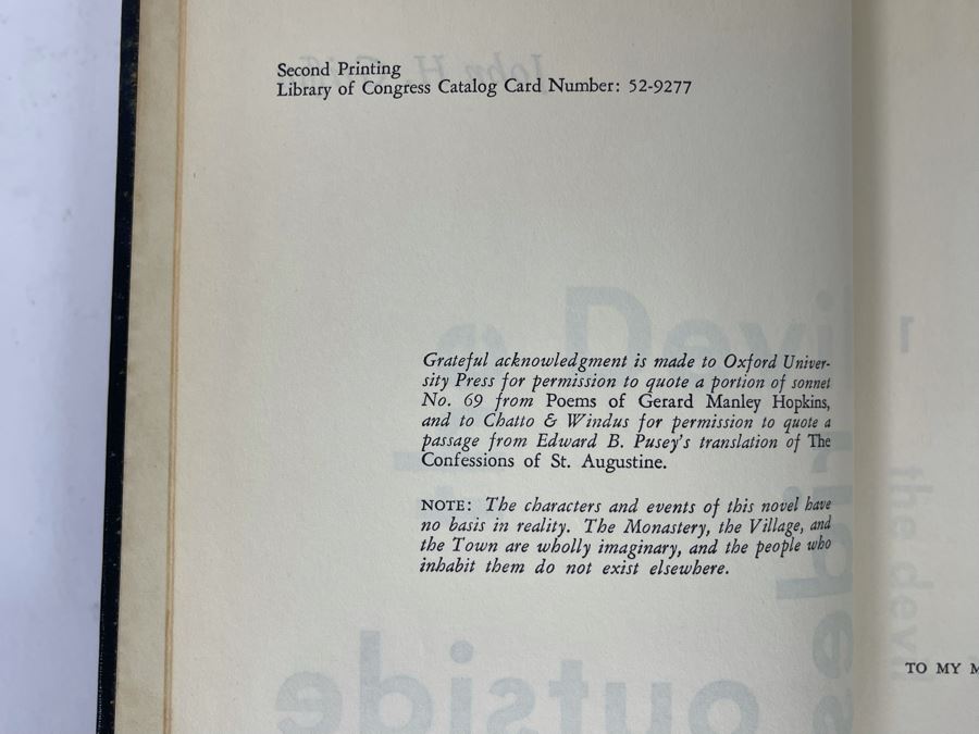 Signed Second Printing Hardcover Book By John H. Griffin The Devil Rides Outside [Photo 7]