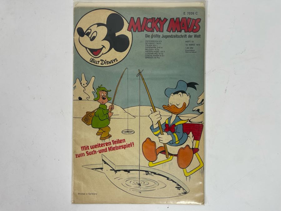 Walt Disneys Micky Maus German Comic Book [Photo 2]