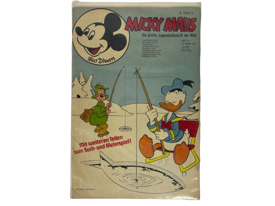 Walt Disneys Micky Maus German Comic Book [Photo 1]