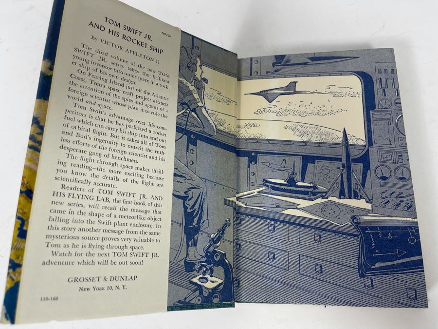 Vintage 1954 Hardcover Book Tom Swift And His Rocket Ship By Victor Appleton II [Photo 5]