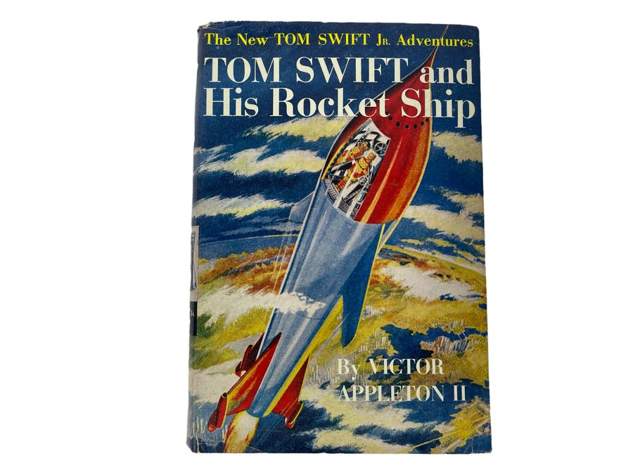Vintage 1954 Hardcover Book Tom Swift And His Rocket Ship By Victor Appleton II [Photo 1]