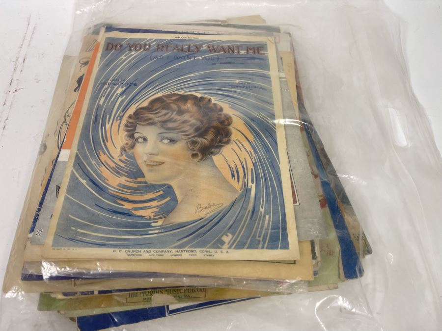 Collection Of Vintage Sheet Music [Photo 4]