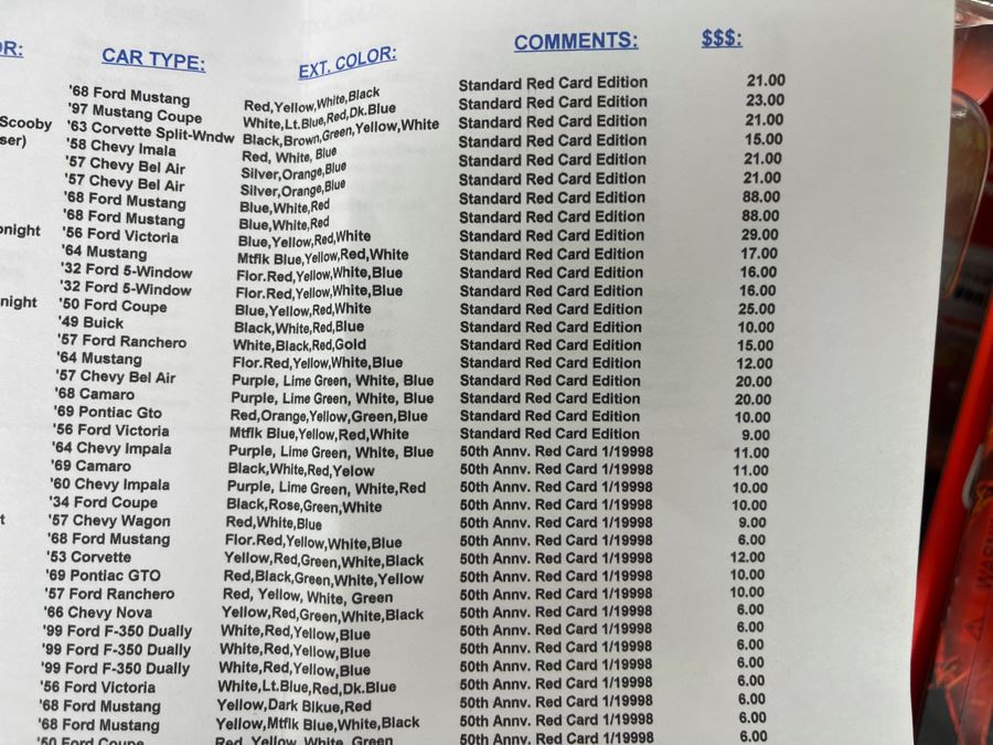 Huge Lot Of Racing Champions 1/64 Stock Rods - See Inventory In Photos - Valued At $981 [Photo 5]